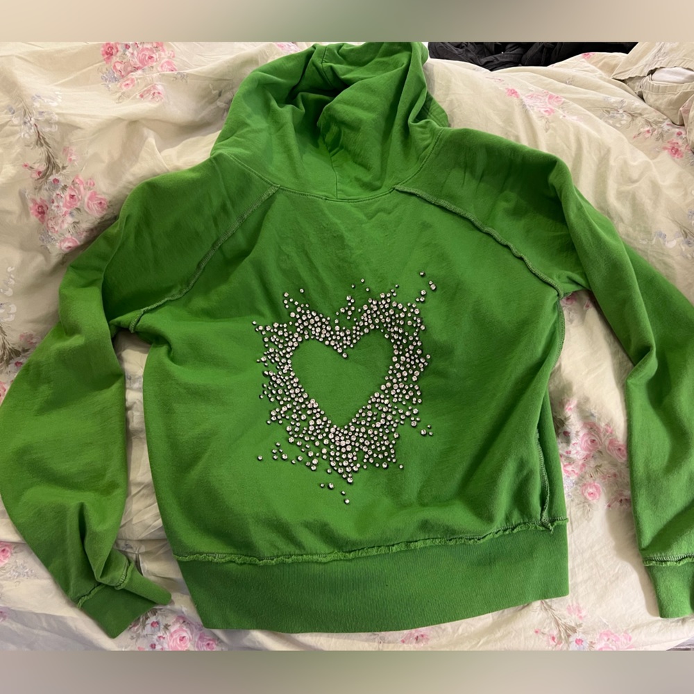 Twisted Heart Crystal Sweatshirt